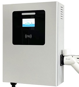Cargador Rápido Comercial de Corriente Continua para Vehículos Eléctricos, Compatible con CHAdeMO y CCS GB, 32A 14kW, Nueva Estación de Carga para Vehículos Eléctricos, Instalación en Pared - Product Image 5