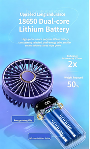 Nuevo Ventilador USB de Mano 2026, Mini Ventilador Eléctrico Plegable de Plástico Recargable y Portátil para Oficina, Estudiantes, Coche y Uso en Exteriores, Regalo Perfecto - Product Image 6