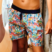 Set Celana Renang Pria Desain Kustom, Celana Pantai Cetak, Celana Pantai Fashion Pria