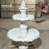 Fontaine en pierre artificielle pour jardin, ornement ange, oasis du désert, fontaine en pierre artificielle