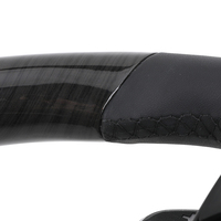 Volant en bois vintage noir personnalisé pour F10 F11 F30 F32 F33 F36 F82 E90 E92 E93 M3 X1 E84 X5 E70 E71