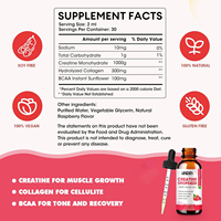 OEM Private Label Energy Booster Créatine Monohydrate Gouttes liquides pour le renforcement musculaire Pré-entraînement