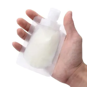 big Spout 30/50/100ml Liquid Pouch Bag Plastic Stand Up Spout Pouch Portable Travel Fluid Makeup Packing Bag for Lotion Shampoo