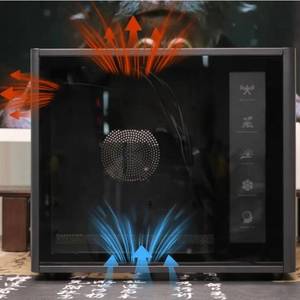 Oem ODM đen huyền thoại Wukong Chủ Đề Máy tính chơi Game trường hợp giữa tháp PC Tủ Gamer gabinete với nhãn - Product Image 5