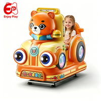 Vente en gros : Machine de manège pour enfants à monnayeur, modèle Ours Adorable, en fibre de verre et métal, type voiture à bascule