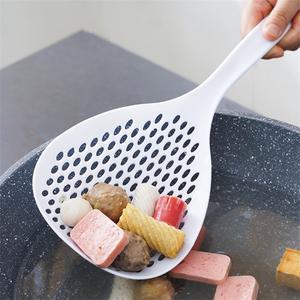 Grande cuillère à fentes pour servir les raviolis, cuillère de cuisine à long manche pour servir les nouilles, pour fondue chinoise, hot pot épicé - Product Image 5