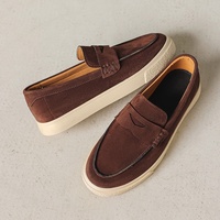 Mocassins Homme Dreamy Stark – Chaussures Décontractées d'Été en Daim Haut de Gamme, Baskets Simples à Enfiler, Respirantes, Antidérapantes, Chaudes, Semelle en Caoutchouc
