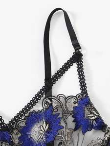 Logotipo personalizado, conjuntos de sujetador de poliéster Spandex, ropa de chica joven, ropa interior de mujer alemana para mujer, vídeo Sexy - Product Image 5