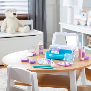 Ensemble de coiffeuse pour enfants avec accessoires réalistes, <span class=keywords><strong>maquillage</strong></span> factice sans dégâts pour filles, kit de <span class=keywords><strong>maquillage</strong></span> de 16 pièces pour enfants - Product Image 2
