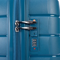Ensemble de valises à roulettes de luxe en PP, 3 pièces, personnalisable en gros, imperméable, léger, avec serrure, écologique, pour l'aéroport