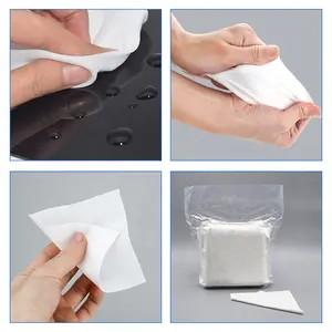 Wholesale Cleaning Cloths 100% Polyester Cleanroom Wiper Microfiber Cleanroom Wipes