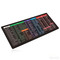 Tapis de souris de jeu XXL en caoutchouc naturel, résistant à l'usure, antidérapant, imperméable, pour l'apprentissage des logiciels Windows et la protection de l'environnement - En stock