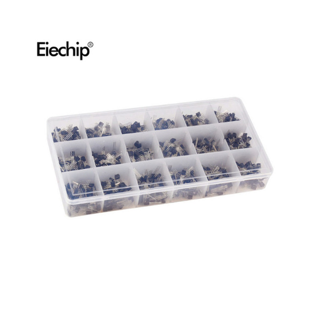 900Pcs/box A1015-2N5551 18 Values Transistor Mixed Transistors Electronic Components Assortment Transistor Kit
