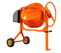 Nouvelle mini bétonnière portable 180L-240L avec moteur et pompe, haute puissance et déchargement manuel