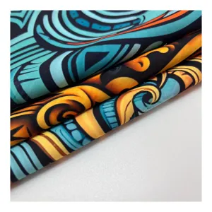 Miễn Phí Mẫu Hawaii Hoa Thanh Lịch Polynesian Tribal Polyester In Vải Chất Liệu Cho Dài Tay Áo Phù Hợp Với
