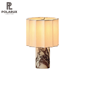 <span class=keywords><strong>Lampada</strong></span> da Tavolo Nordica Moderna per Camera da Letto e Soggiorno, Bul Gari in Marmo e Tessuto, LED di Alta Qualità, Nuova, Unica, Stabile e Artistica, <span class=keywords><strong>Lampada</strong></span> da Tavolo Valli - Product Image 1