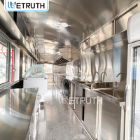 Wetruth Remorque alimentaire économique en acier inoxydable avec équipement de cuisine complet, pour café et hot-dogs, fabricants de remorques alimentaires