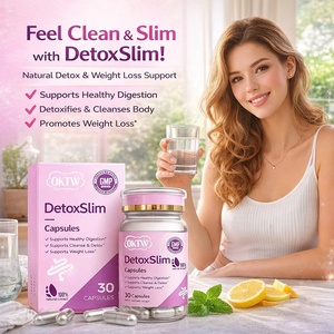 Cápsulas DetoxSlim OKTW <span class=keywords><strong>para</strong></span> una Digestión Saludable, Limpieza y Pérdida de Peso, en Stock, Muestras Gratis, Marca Privada OEM - Product Image 1