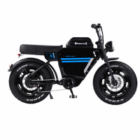 Nouvelle Arrivée Scooter Électrique Rétro Adulte à Pneus Larges, Style Sportif et Vintage, Moteur Arrière, Batterie au Lithium