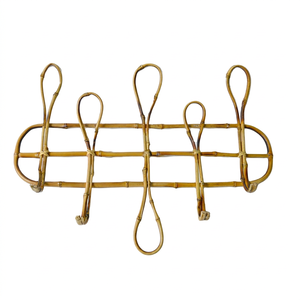 Bamboo Wall Hanger Clothing Organizer Modern Multifunction Clothes Hangers & Racks for Home Wardrobe <b>Storage</b> - Product Image 1