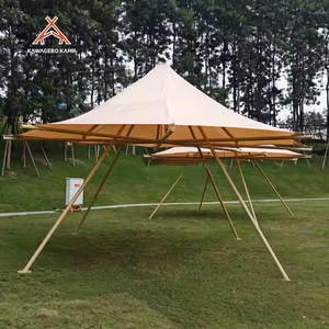 Kawagebo <span class=keywords><strong>Kamp</strong></span> 6m Extérieur Indien Grand Chapeau Géant Tipi Tipi Pyramide Tente pour Camping, Fête, Glamping, Mariage et Événements - Product Image 2