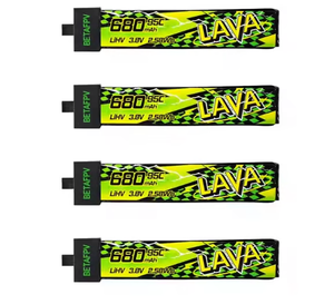 NUEVA Batería BETAFPV LAVA II 1S 95C 680 MAh 3.8V LiHV BT2.0 para Air65 Air75 Meteor75 Pro Cetus Pro Hecha en China - Product Image 1