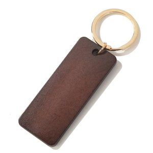 Biểu tượng tùy chỉnh woodkeychain Trống Gỗ Keychain gỗ da Carabiner móc khóa - Product Image 4