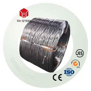Sıcak daldırma galvanizli çelik tel 1.0mm 3.0mm elektro galvanizli demir tel