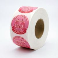 Rouleau d'autocollants adhésifs en vinyle imperméable personnalisé pour les étiquettes de bouteilles de parfum, de cosmétiques et d'aliments avec impression d'emballage