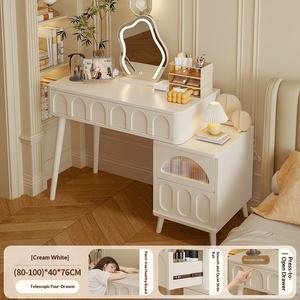 <span class=keywords><strong>Tocador</strong></span> de Dormitorio Moderno y Sencillo, Estilo Nuevo 2025, Pequeño, para Casa de Alquiler, Escritorio para Niñas, Almacenamiento, Mesa de Maquillaje, Embalaje para Envío Y - Product Image 5
