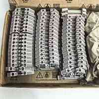 Bloc de bornes traversantes 6mm² 41A 800V à visser sur rail DIN 1020200000