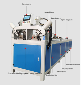 Alta calidad CNC completo automático tubo cuadrado perforadora supermercado - Product Image 6