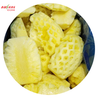 Hoogwaardige Vruchten Iqf Bevroren Ananas Fruit Bevroren Dobbelstenen En Brok In Bulkverpakking Groothandel Iqf Bevroren Fruit