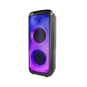 T Doble 10 Pulgadas 80W Power Audio Dj BT Trolley Altavoz portátil con más Fire Light Subwoofer Altavoces de fiesta - Product Image 1