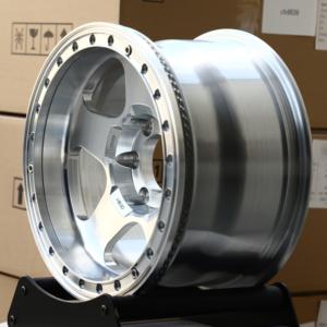 Jantes Beadlock forgées HTOR 16x8 17x9 à face usinée 6x139.7 6x135 8x6.5 8x170 pour tout-terrain F150 Wagoneer F250 2500 Y60 Y61 FJ - Product Image 3