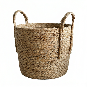 Woven Wicker <b>Plant</b> <b>Basket</b> Set with Handles, Indoor Flower Pot Cover Vietnam Wholesale from Viettimecraft Factory - Product Image 1
