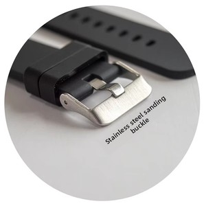 Correa de Silicona Universal de Liberación Rápida de 20/22MM para Reloj Inteligente, Hebilla de Acero Inoxidable Transpirable para Relojes <span class=keywords><strong>Huawei</strong></span>/Samsung/Xiaomi - Product Image 4