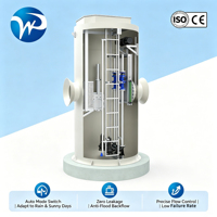 Station de pompage d'eaux usées et de relevage d'eau de pluie en acier inoxydable 304 avec moteur haute efficacité pour l'eau de pluie, garantie 1 an