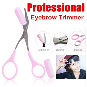Tijeras <span class=keywords><strong>para</strong></span> Cejas y Pestañas, Recortador de Precisión, Peine, Cortador, Herramienta de Aseo Facial <span class=keywords><strong>para</strong></span> Mujeres - Product Image 6