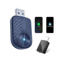 Adaptateur CarPlay sans fil 2 en 1, convertit le CarPlay filaire en sans fil, Android Auto, plug and play, clé USB, mise à jour OTA pour voiture