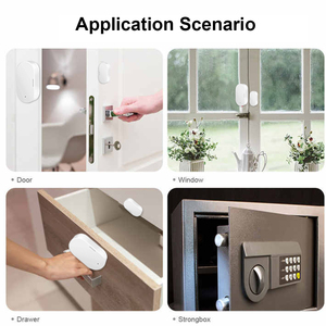 <span class=keywords><strong>Sensore</strong></span> per Porte e Finestre Haozee Zigbee 3.0, Rilevatore di Apertura/Chiusura, Allarme di Sicurezza Domestica Intelligente, Controllo tramite App, Compatibile con Alexa e Home Assistant Z2M - Product Image 6