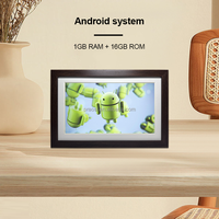 15.6 inç WiFi bulut akıllı fotoğraf çerçevesi Android Video döngü büyük reklam akrilik dijital slayt gösterisi dijital Frameo App oyna