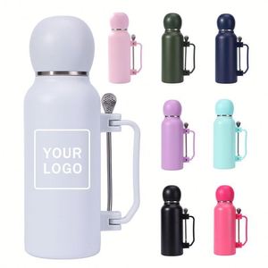 New Trending 1300ML Stainless Steel Portable Insulated Thermos With Filter Straw for Back to School Camping <b>Hot</b> <b>Drinks</b> - Product Image 4