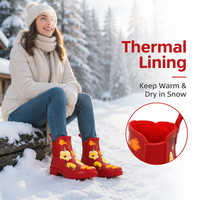 Bottes de pluie Chelsea pour femmes en caoutchouc élastique durable, best-seller, avec logo personnalisé, pour usage quotidien et jardinage