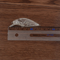 Corps de leurre de pêche Minnow vierge en plastique préformable, 6,95 cm, 5,0 g, vente en gros