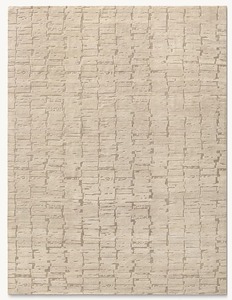 <span class=keywords><strong>Tapis</strong></span> <span class=keywords><strong>de</strong></span> luxe moderne pour salon, en laine et viscose, couleur <span class=keywords><strong>sable</strong></span>, à rayures oscillantes, à poils ras, texturé, ton Abrash - Product Image 1