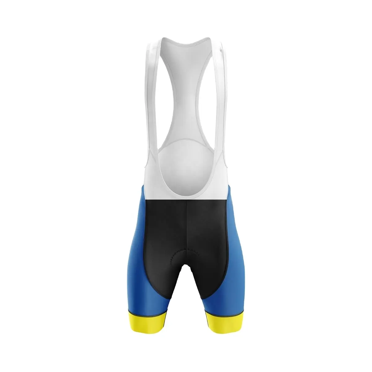 Hirbgod calções de ciclismo masculinos, shorts para homens, respiráveis, leves, fundo azul, design de bicicleta, curto, com inserção de assento