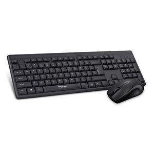 Aigo WQ7616 Wireless <b>Keyboard</b> <b>Mouse</b> Combo 104 Keys English With Multimedia Keys For Desktop Laptop - Product Image 1