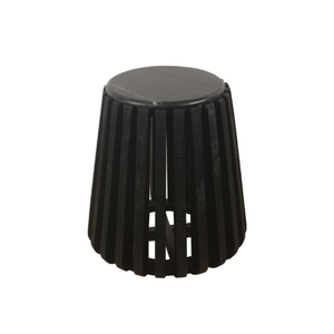 Table basse élégante contemporaine en bois d'acacia noir avec la conception décorative pour des meubles modernes de salon - Product Image 4