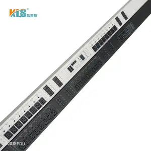 3 fase 415V 80A Smart PDU 12Port C19 pendingin imersi minyak 3 buah 80A Breaker pengendali jarak jauh monitor daya Unit distribusi